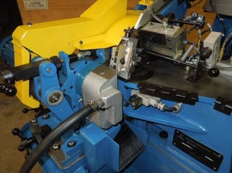 Interior of Warren WS-1000 on factory floor after refurbishing