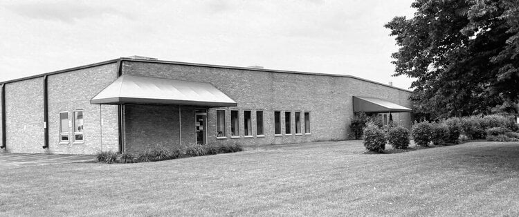 Jerhen Industries Building in Black and White